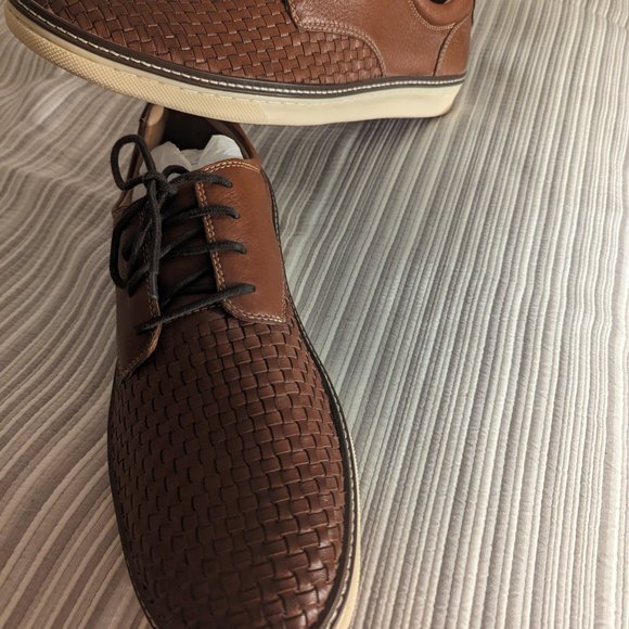Johnston & Murphy McGuffey woven plain toe shoes. Size 13 men\'s. main image 8